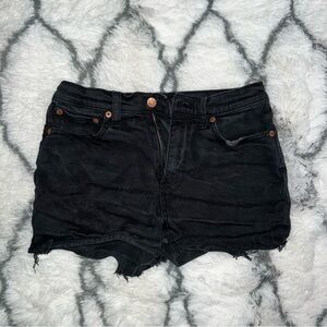 VS PINK Black Denim Shorts